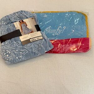 Threshold Blue Floral Shower Wrap